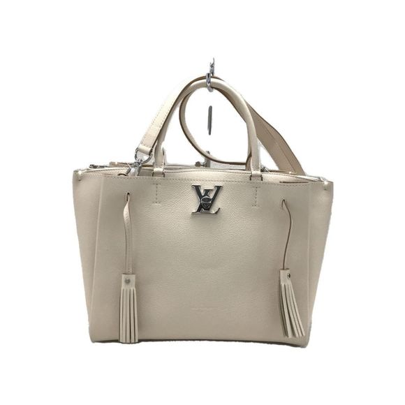 Louis Vuitton Lock Me Leather Ivory Shoulder Bag - Picture 1 of 5